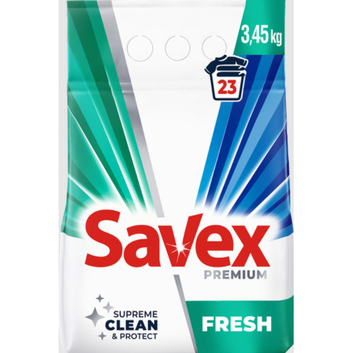 Пральний порошок Savex Premium Fresh 3.45 кг